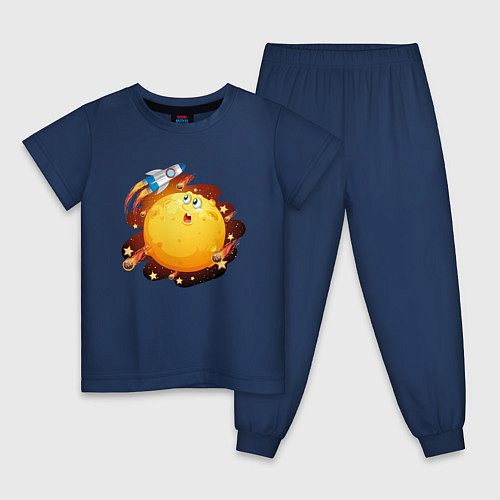 Детские Пижамы ко дню космонавтики