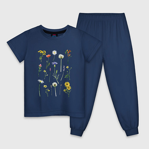 Детские Пижамы с цветами