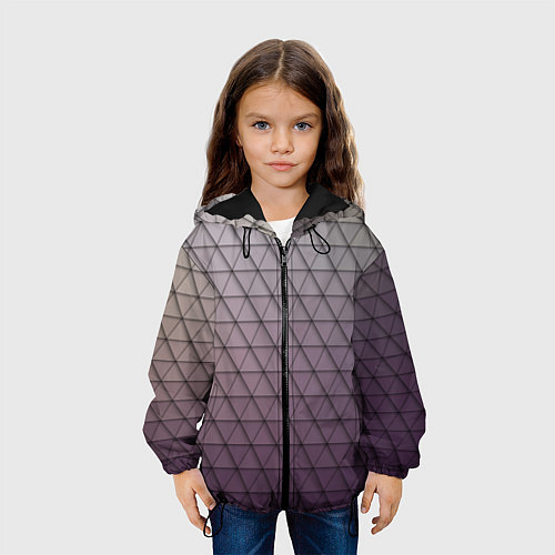 Детские куртки с капюшоном с геометрией