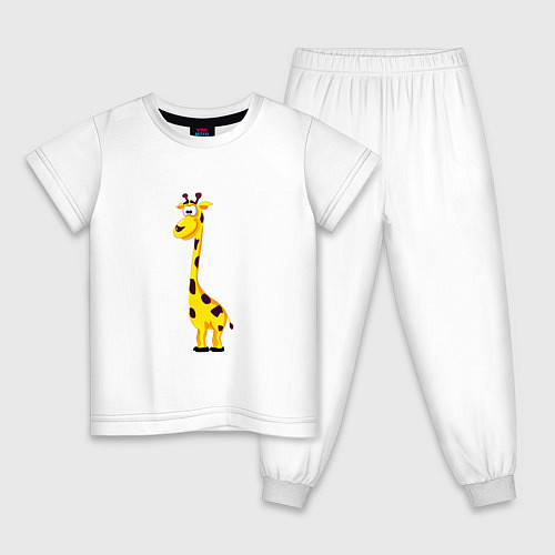 Детские Пижамы с жирафами