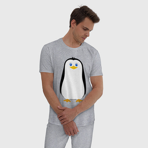 Мужские Пижамы с пингвинами