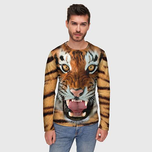 Мужские футболки с рукавом с тиграми