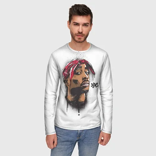 Мужские футболки с рукавом 2Pac