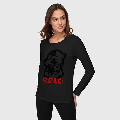 Женские футболки с рукавом 2Pac