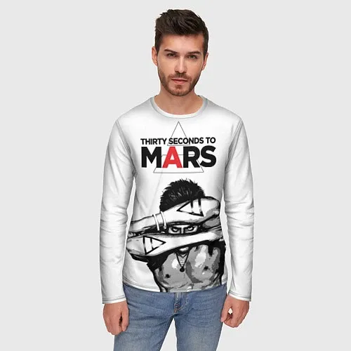 Мужские 3D-лонгсливы 30 Seconds to Mars