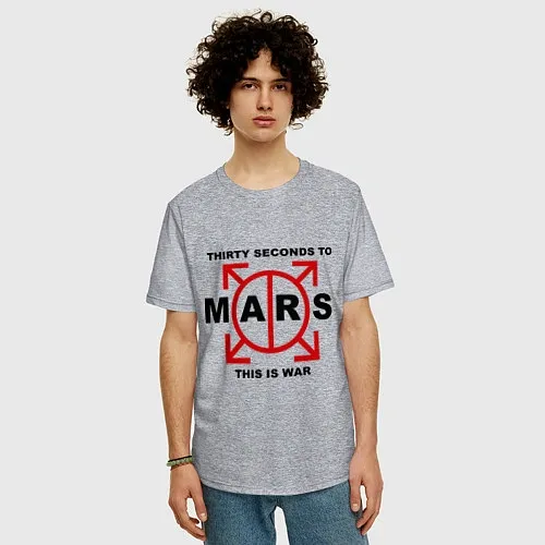 Мужские футболки оверсайз 30 Seconds to Mars