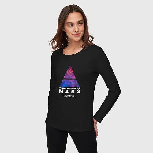 Женские футболки с рукавом 30 Seconds to Mars