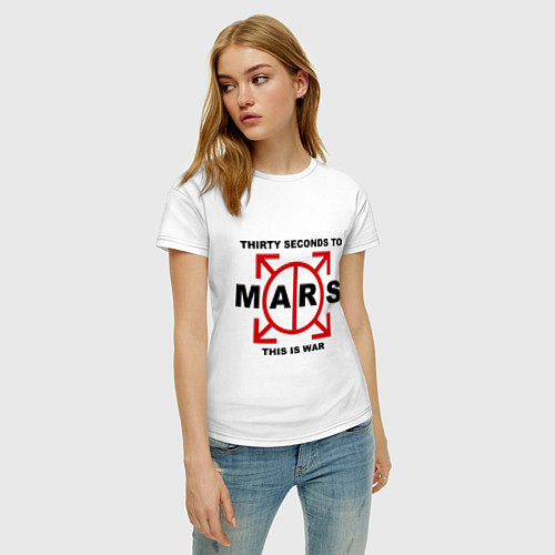 Женские хлопковые футболки 30 Seconds to Mars