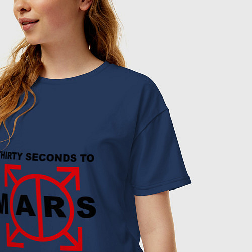 Женские футболки оверсайз 30 Seconds to Mars