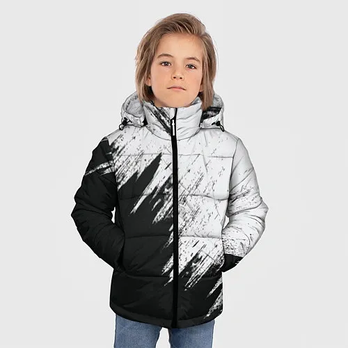 Детские куртки с капюшоном с абстракцией