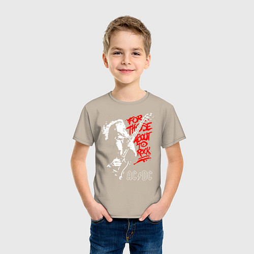 Детские хлопковые футболки AC/DC