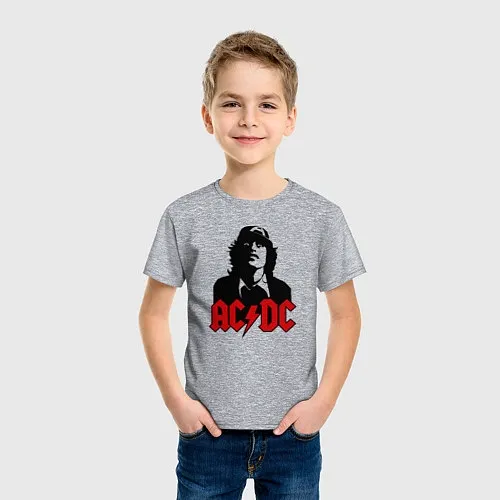 Детские хлопковые футболки AC/DC