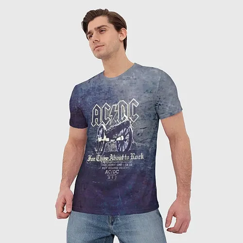 Мужские 3D-футболки AC/DC