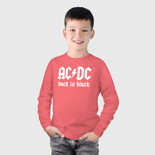 Хлопковые лонгсливы AC/DC