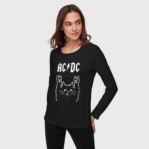 Женские футболки с рукавом AC/DC