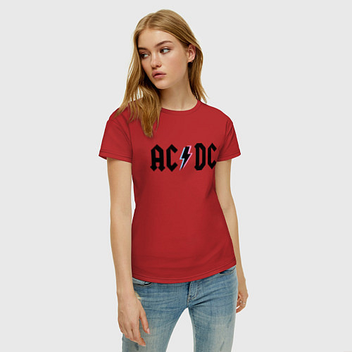Женские хлопковые футболки AC/DC