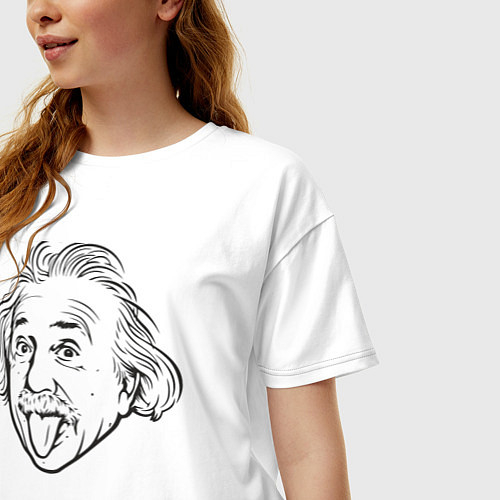 Женские хлопковые футболки Альберт Эйнштейн