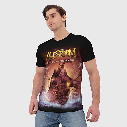 Мужские 3D-футболки Alestorm