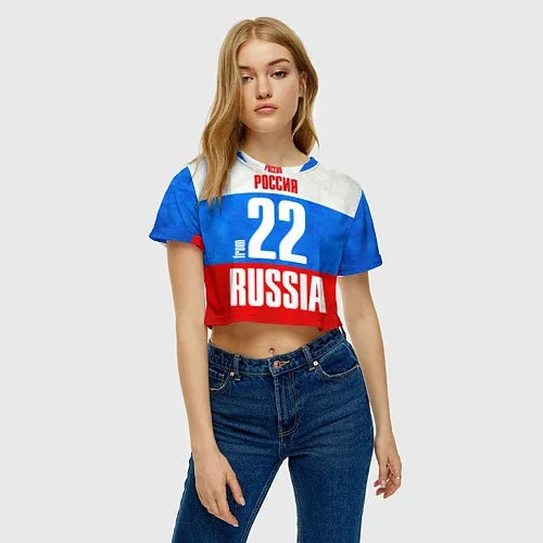 Женские укороченные футболки Алтая