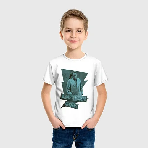 Детские хлопковые футболки Американские боги