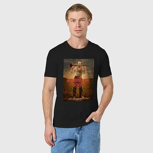 Мужские футболки Американские боги