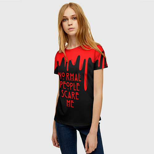 Женские 3D-футболки Американская история ужасов