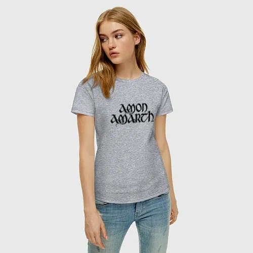 Женские хлопковые футболки Amon Amarth