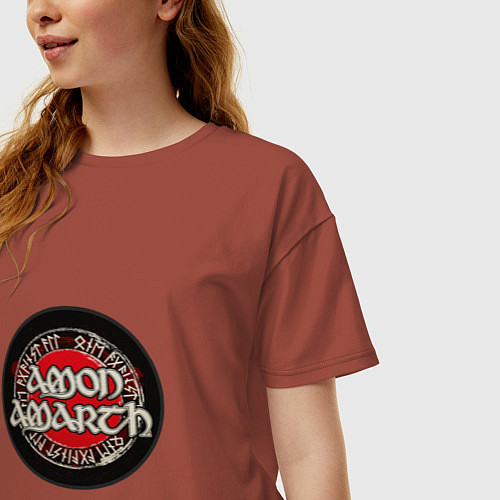 Женские футболки оверсайз Amon Amarth