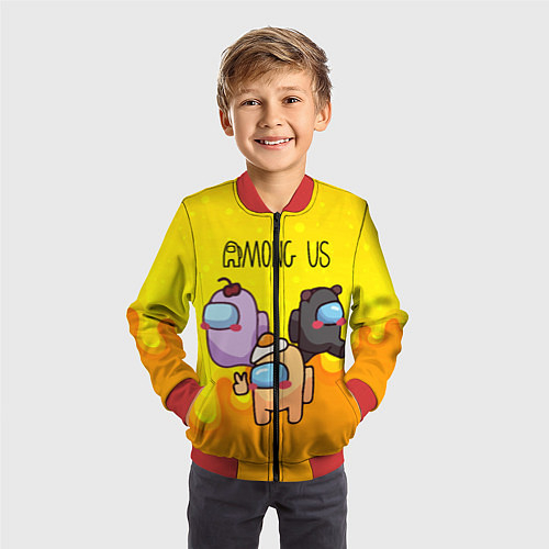 Детские куртки-бомберы Among Us