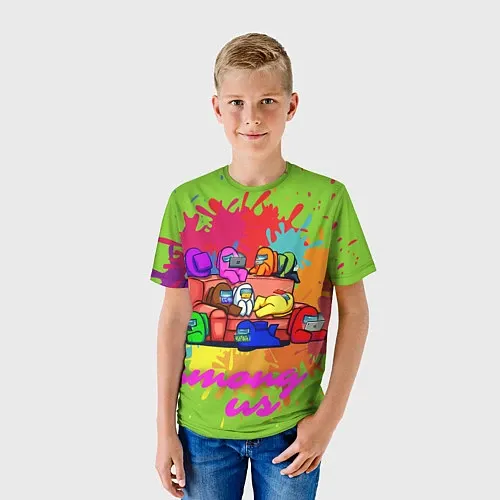 Детские 3D-футболки Among Us