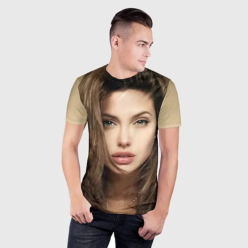 Мужские футболки Анджелина Джоли