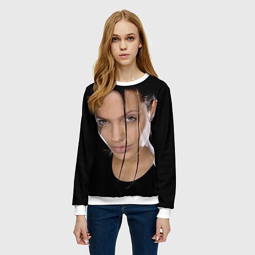 Женские свитшоты Анджелина Джоли