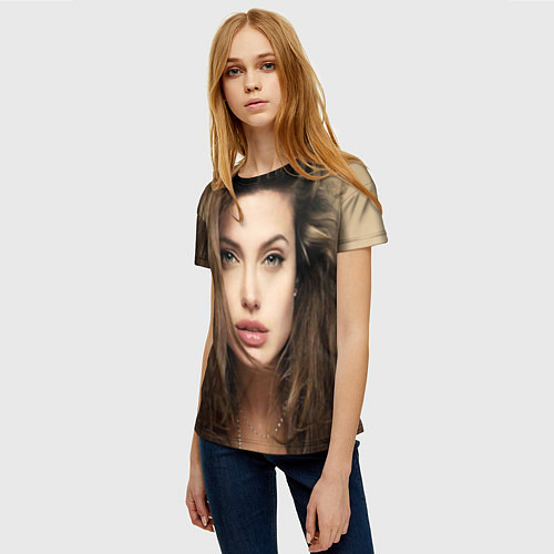 Женские футболки Анджелина Джоли