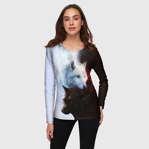 Женские футболки с рукавом с животными