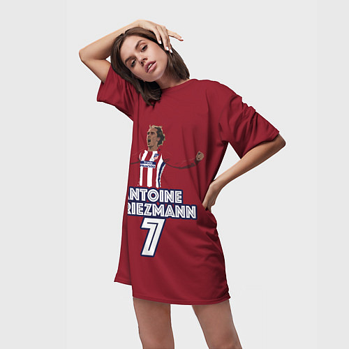 Женские длинные футболки Антуан Гризманн