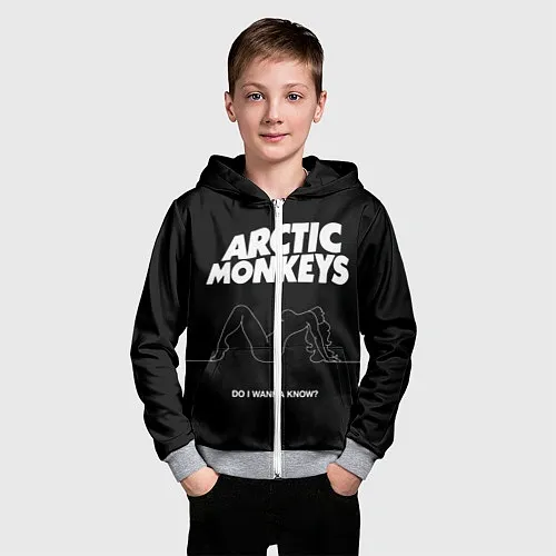 Детские толстовки на молнии Arctic Monkeys