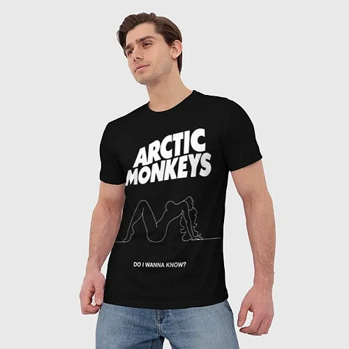 Мужские 3D-футболки Arctic Monkeys