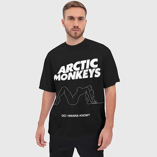 Мужские футболки оверсайз Arctic Monkeys