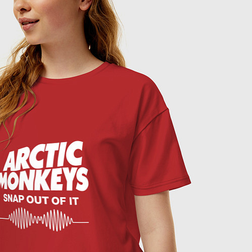 Женские футболки оверсайз Arctic Monkeys