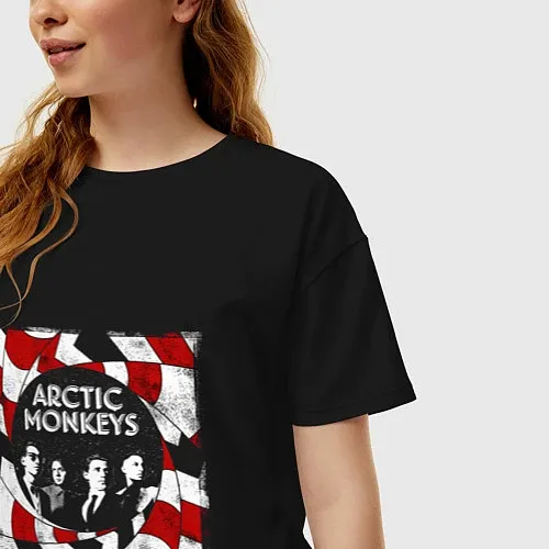Женские футболки оверсайз Arctic Monkeys