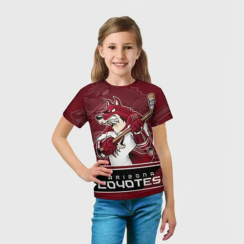 Детские 3D-футболки Аризона Койотис