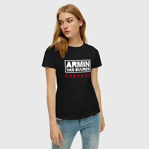 Женские хлопковые футболки Armin van Buuren