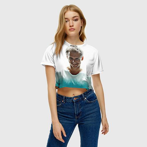Женские укороченные футболки Armin van Buuren