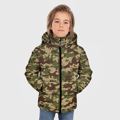 Армейские детские зимние куртки