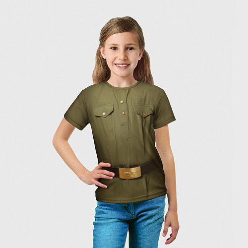 Армейские детские футболки