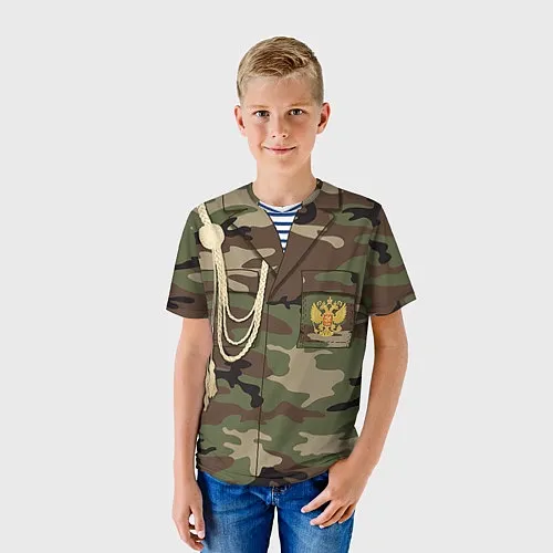 Армейские детские футболки