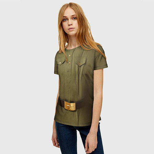 Армейские женские футболки