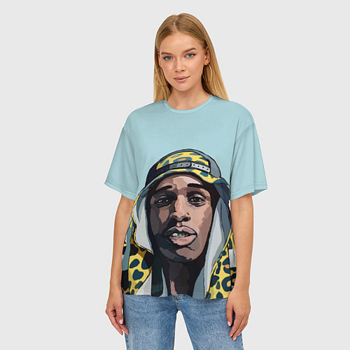 Женские 3D-футболки ASAP Rocky