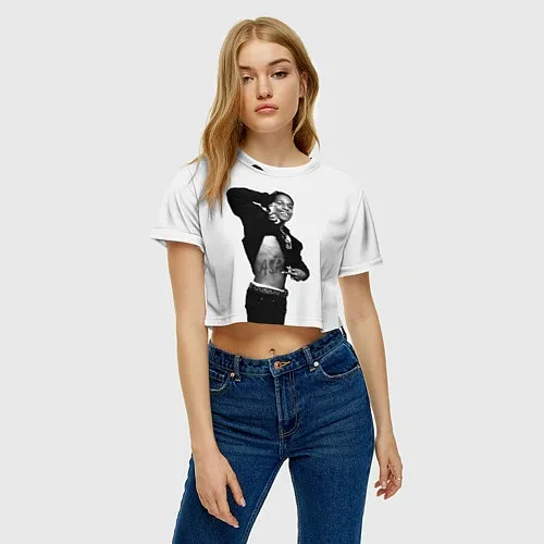 Женские укороченные футболки ASAP Rocky