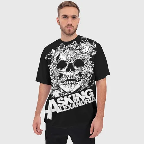 Мужские 3D-футболки Asking Alexandria